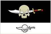Skull Piercing Sword Vector, a Branding & Logo Template by Atlantis X Nurman Arbai (Thumbnail 2 of 2)