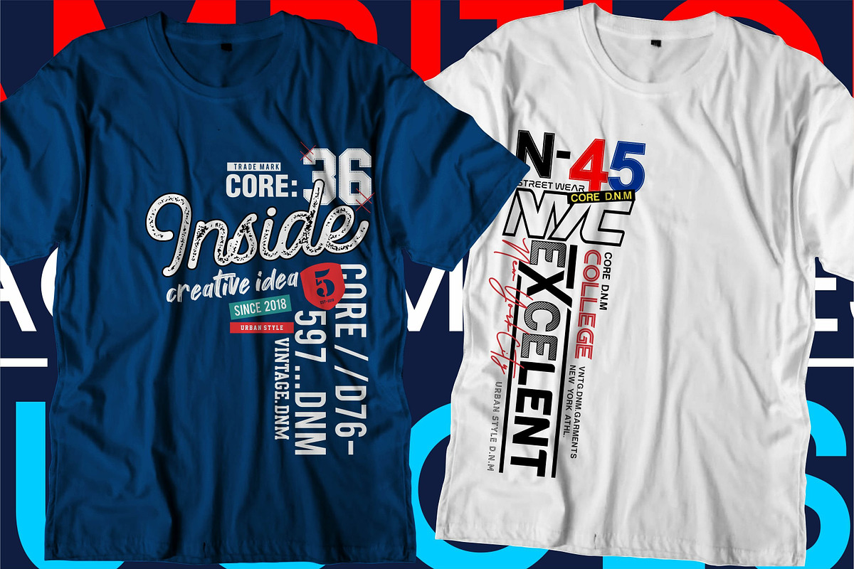 Urban City Typography T Shirt Design, a Graphic by D2PUTRI (Photo 22 of 26)