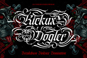 Syndicate Shadow, a Blackletter Font by alit design (Thumbnail 7 of 20)