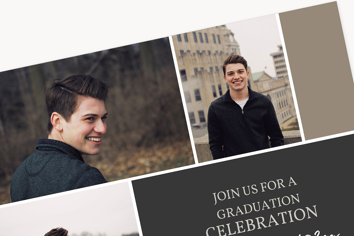 Guys Graduation Card Template DED, an Invitation Template by Laurie Cosgrove Design (Photo 5 of 7)