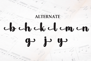 Melody | Script Font, a Handwritten Font by Scratchones (Thumbnail 8 of 9)