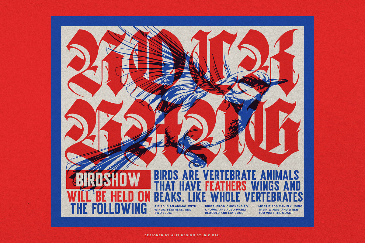 Brave Thorn Blackletter Font, a Blackletter Font by alit design (Photo 11 of 21)
