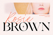 Rosie Brown - Font Duo, a Serif Font by Letterhend Studio (Thumbnail 1 of 10)