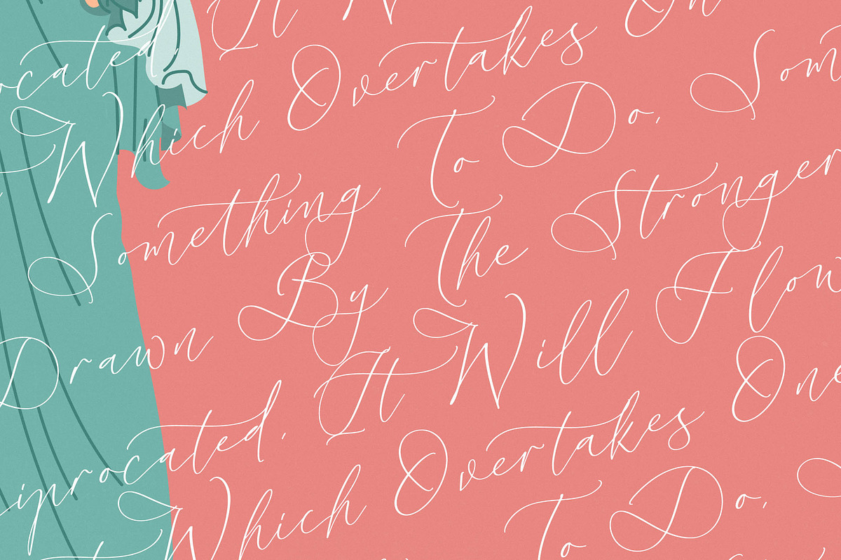 Andore Roselan Elegant Calligraphy, a Script Font by stylishtype.co (Photo 15 of 20)