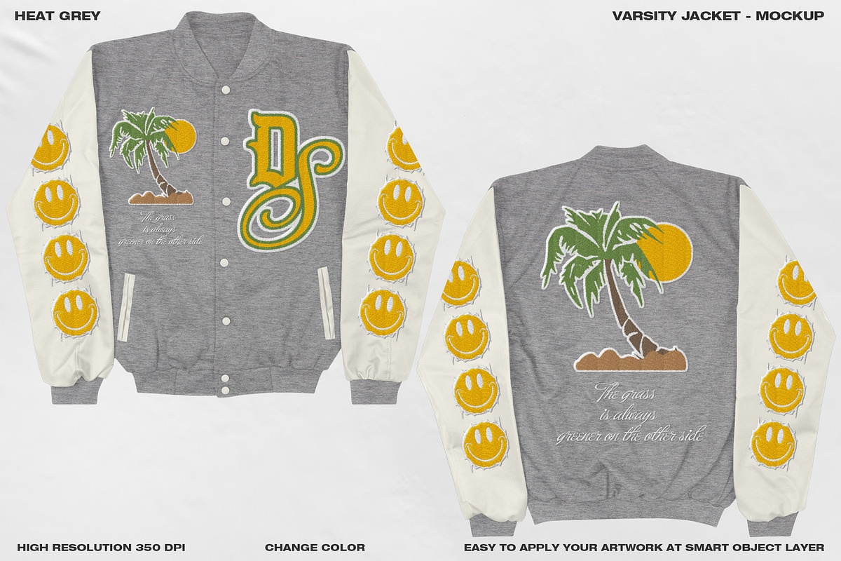 Varsity Jacket - Mockup, a Hoody Mockup by DaldSgh (Photo 7 of 21)