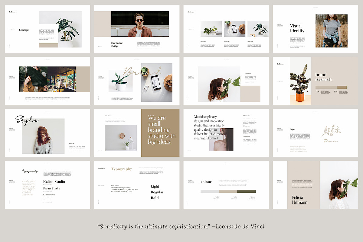 KALINA - Keynote Brand Guidelines, a Presentation Template by Elokka Std. (Photo 7 of 9)