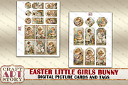 Easter little girls Bunny Collage, a Person Illustration by CraftArtStory (Thumbnail 3 of 4)