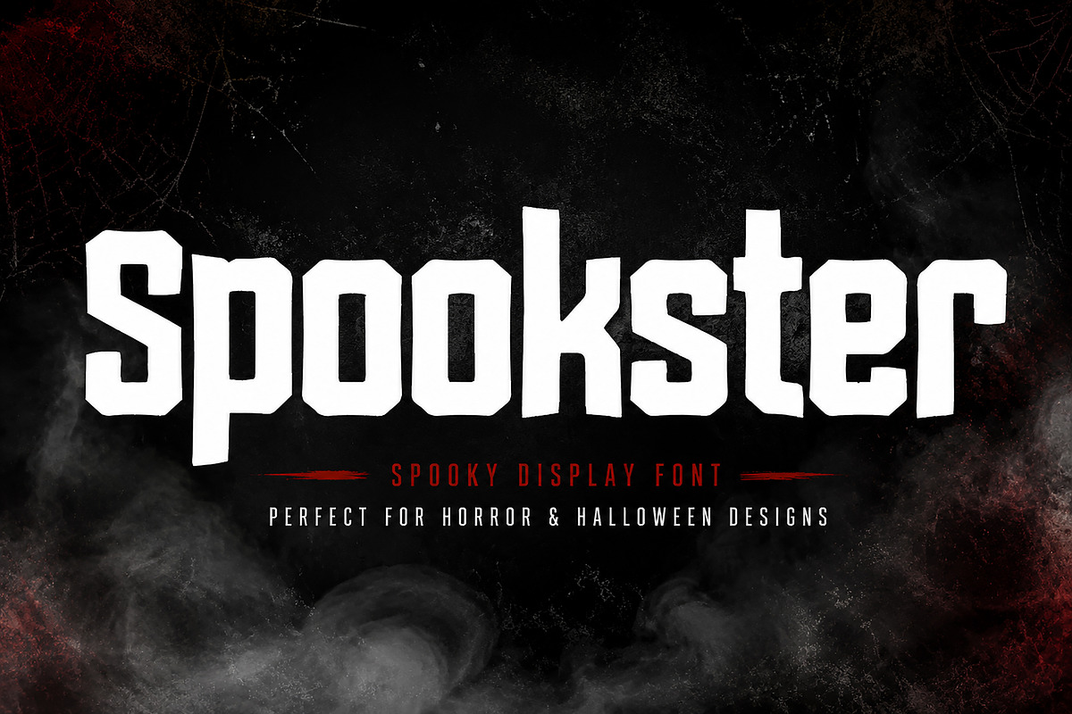 Spookster, a Slab Serif Font by Wow Magic (Photo 1 of 4)