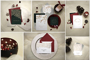 Christmas card mockups & Photos, a Print Template by ollalya (Thumbnail 3 of 8)
