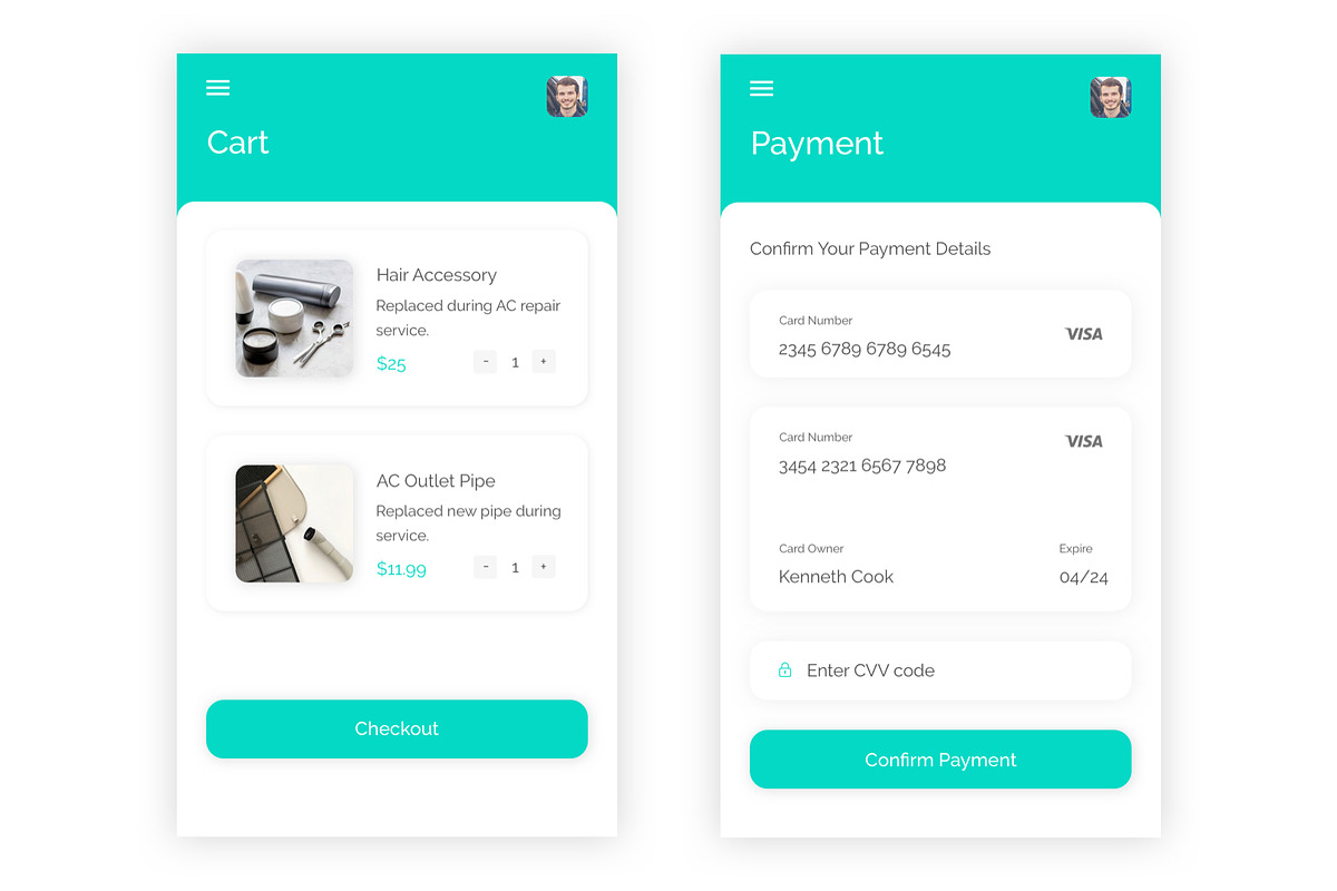 WeServe - Home Services Sketch App, an UI Kit Template by themelove (Photo 6 of 11)
