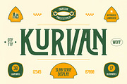 Kurvan Slab Serif Display, a Slab Serif Font by timelesstype.co (Thumbnail 1 of 10)