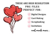 Hand Drawn Valentine Clipart, an Illustration by OK Design (Thumbnail 4 of 6)