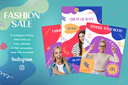Fashion Sale Instagram, a Social Media Template by Andrew Skoch Design (Thumbnail 2 of 6)
