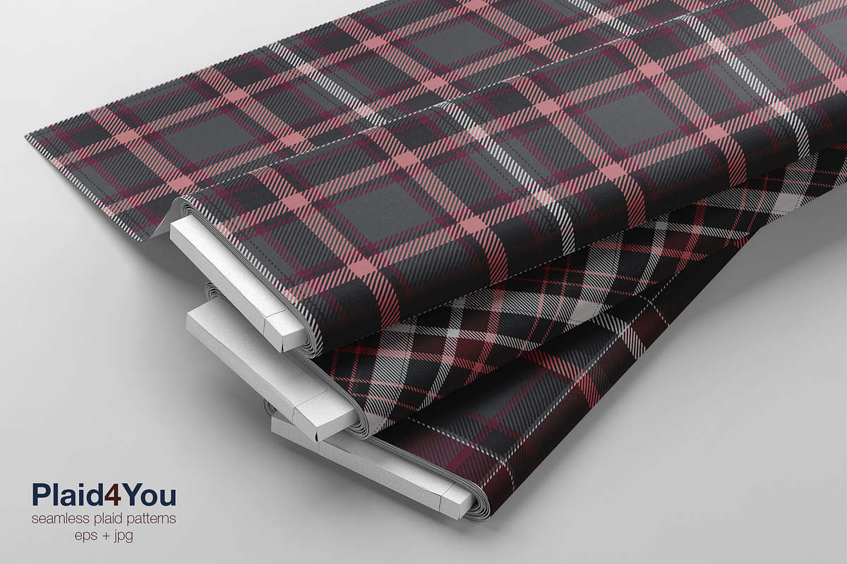 #29 Modern Seamless Plaid Patterns, a Pattern Graphic by Plaid4You (Photo 3 of 9)