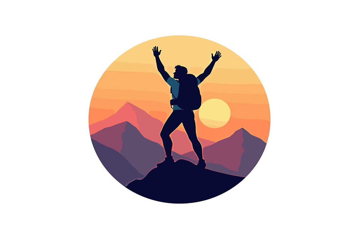 Mountain Explorer 12 Silhouette Set, an Object Graphic by yasushie (Photo 10 of 13)