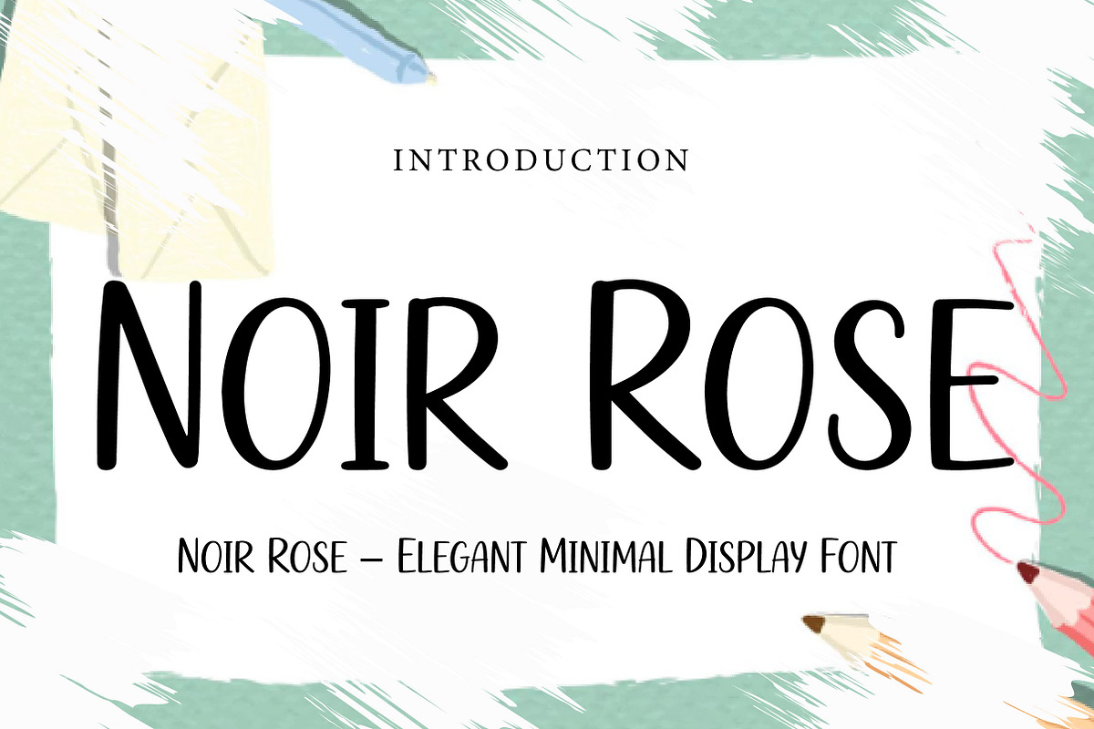 Noir Rose, a Handwritten Font by Wow Magic (Photo 1 of 3)