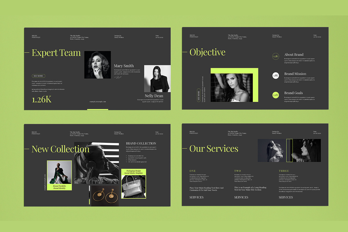 Portfolio Presentation Template, a Presentation Template by MightyDesign (Photo 4 of 8)