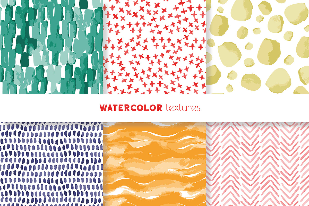 Abstract Watercolor Textures, a Pattern Graphic by Agnes Somogyi PATTERNS (Photo 7 of 10)