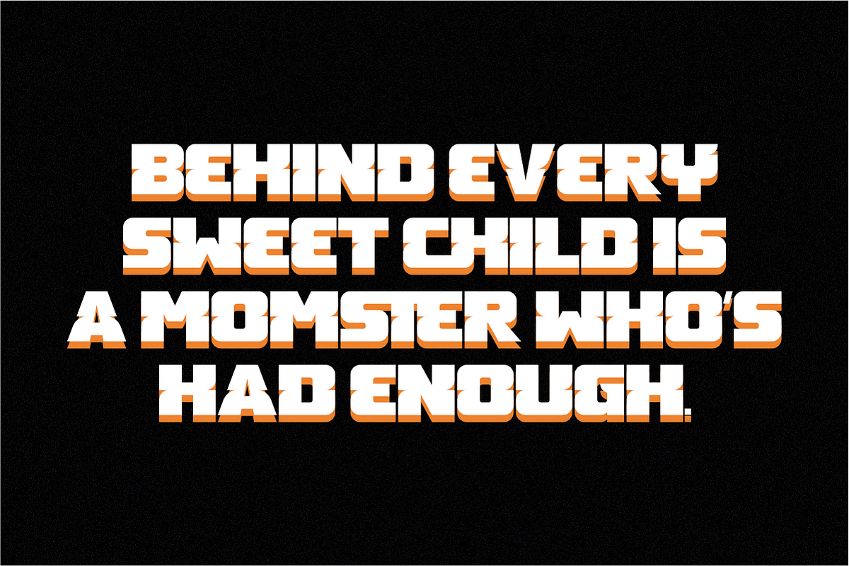 Momster - Halloween Display Font, a Sans Serif Font by Pian45 Studio (Photo 6 of 10)