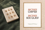 Side Quest - A Playful Display Font, a Sans Serif Font by Dina Mae (Thumbnail 12 of 14)