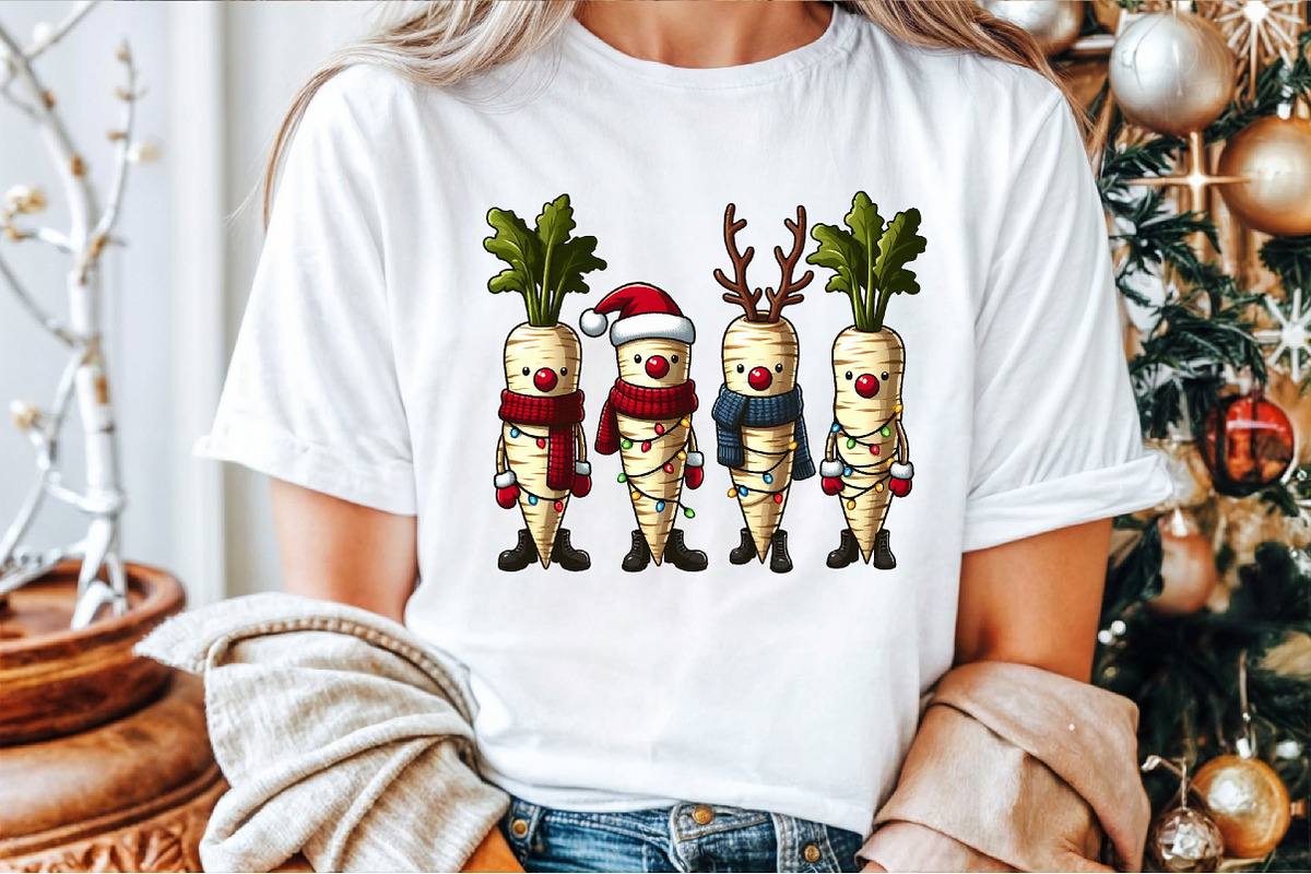 Funny Christmas Parsnips PNG, an Illustration by Sublimation Artist (Photo 4 of 9)