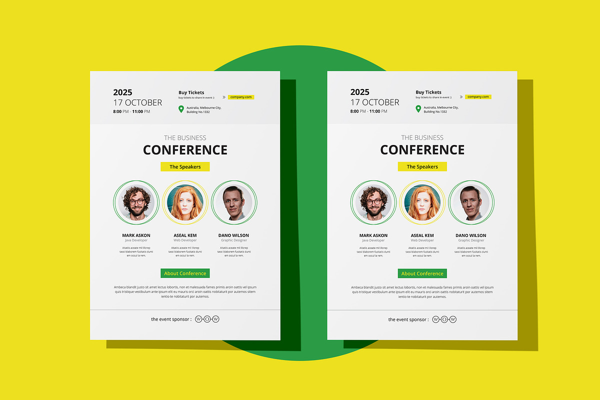Event Flyer, a Flyer Template by WOWPro (Photo 2 of 4)