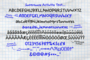 Superbusy Activity Fun Pairing Font, a Handwritten Font by UInstrument (Thumbnail 11 of 11)