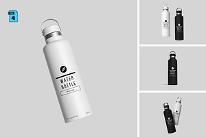 Bottle Mockup For Branding, a Packaging Mockup by AnasStudio