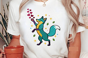 Fox Hearts Valentine Clipart, an Illustration by Designking (Thumbnail 3 of 6)