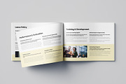 HR Employee Handbook Landscape, a Brochure Template by Pixelpick (Thumbnail 5 of 9)