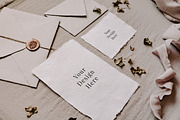 Deckle Edge Paper Mockup Bundle, a Print Template by Barn Owl Studio (Thumbnail 7 of 11)