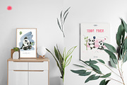 Funny Panda - color pencil clipart, an Animal Illustration by KatsiarynaKa (Thumbnail 11 of 16)