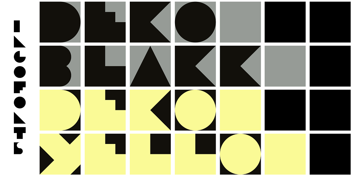 Dékó, a Font by ingoFonts (Photo 1 of 4)