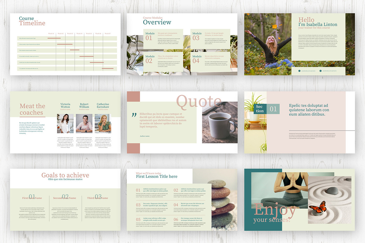 Canva Online Course Presentation, a Presentation Template by Sabin (Photo 2 of 4)