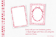 Frames Bundle Hand-Drawn Watercolor, an Object Graphic by Solo Art Original (Thumbnail 7 of 11)