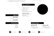 Resume Template & Business Card, a Resume Template by TH Pixel (Thumbnail 5 of 5)