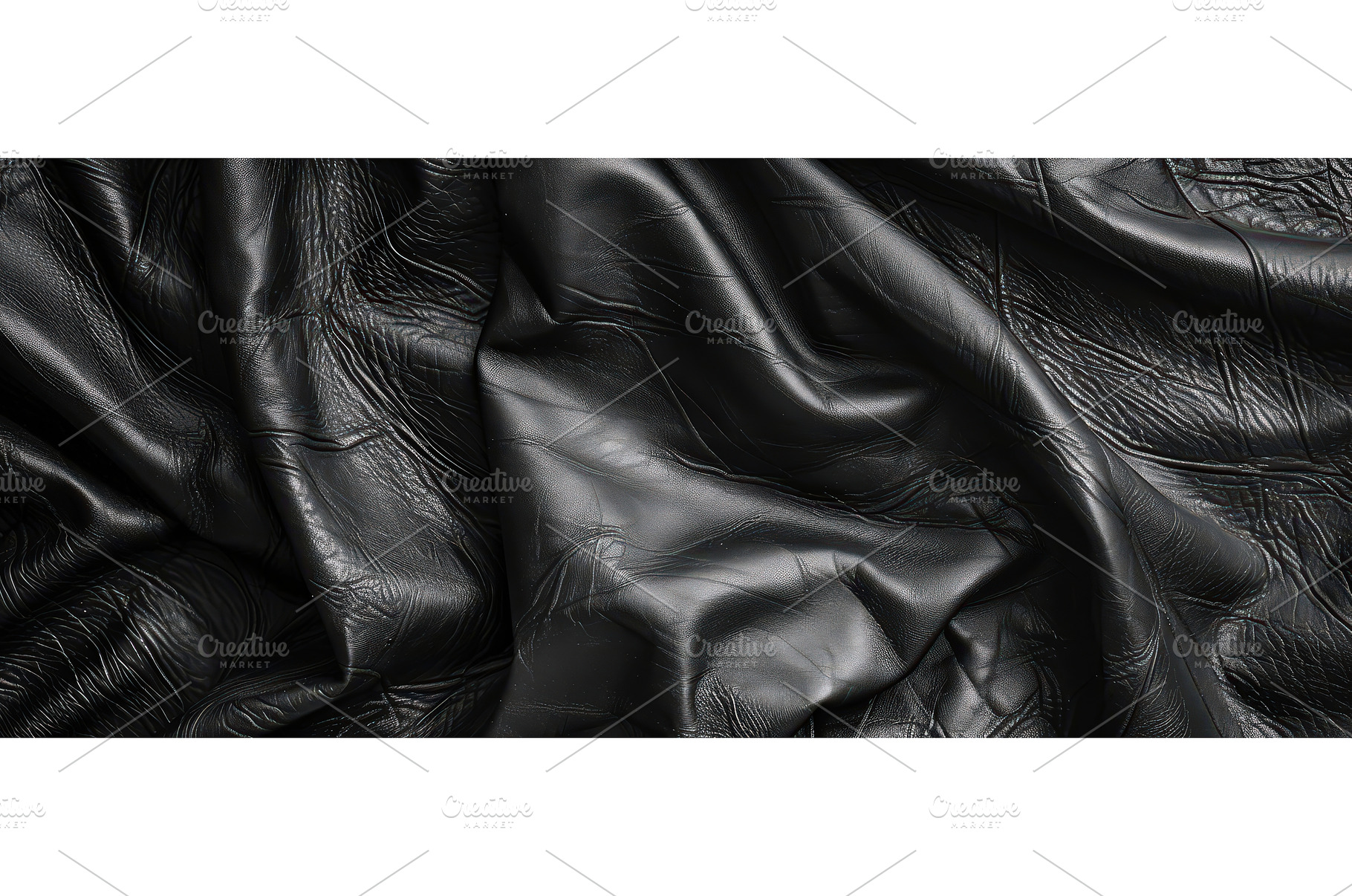 Textured Black Leather Material with, a Background Photo by piter.goskov