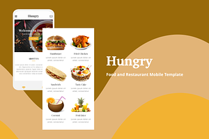 Food And Restaurant Mobile Template