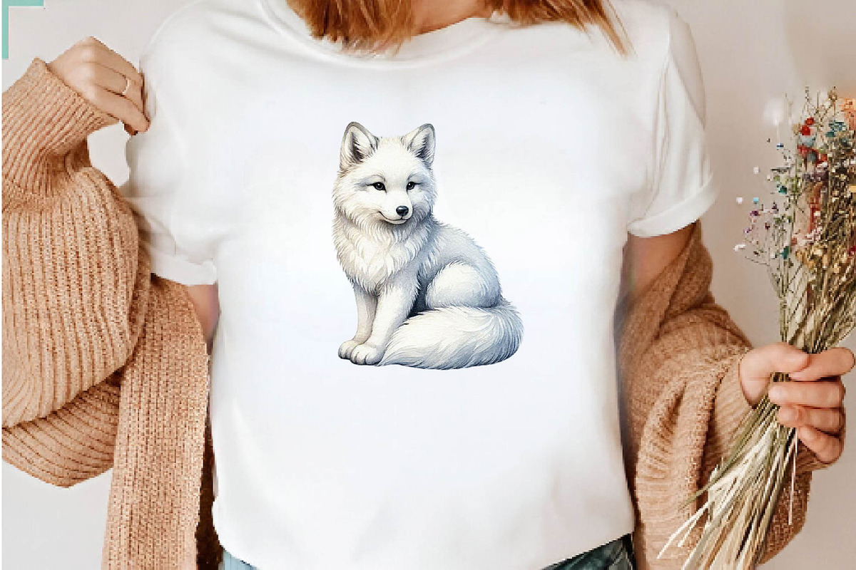 Watercolor Arctic Animals Clipart, a Seasonal Illustration by CreationArt (Photo 6 of 7)
