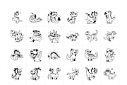 Dinosaur Cartoon Stickers, an Emoji Icon by Vectors Market (Thumbnail 6 of 6)