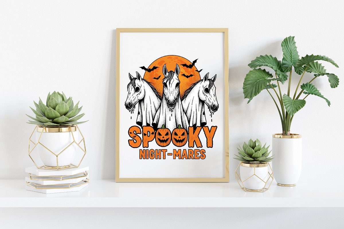 Halloween Spooky Ghost Horse Png, an Illustration by Craft Nest (Photo 4 of 6)