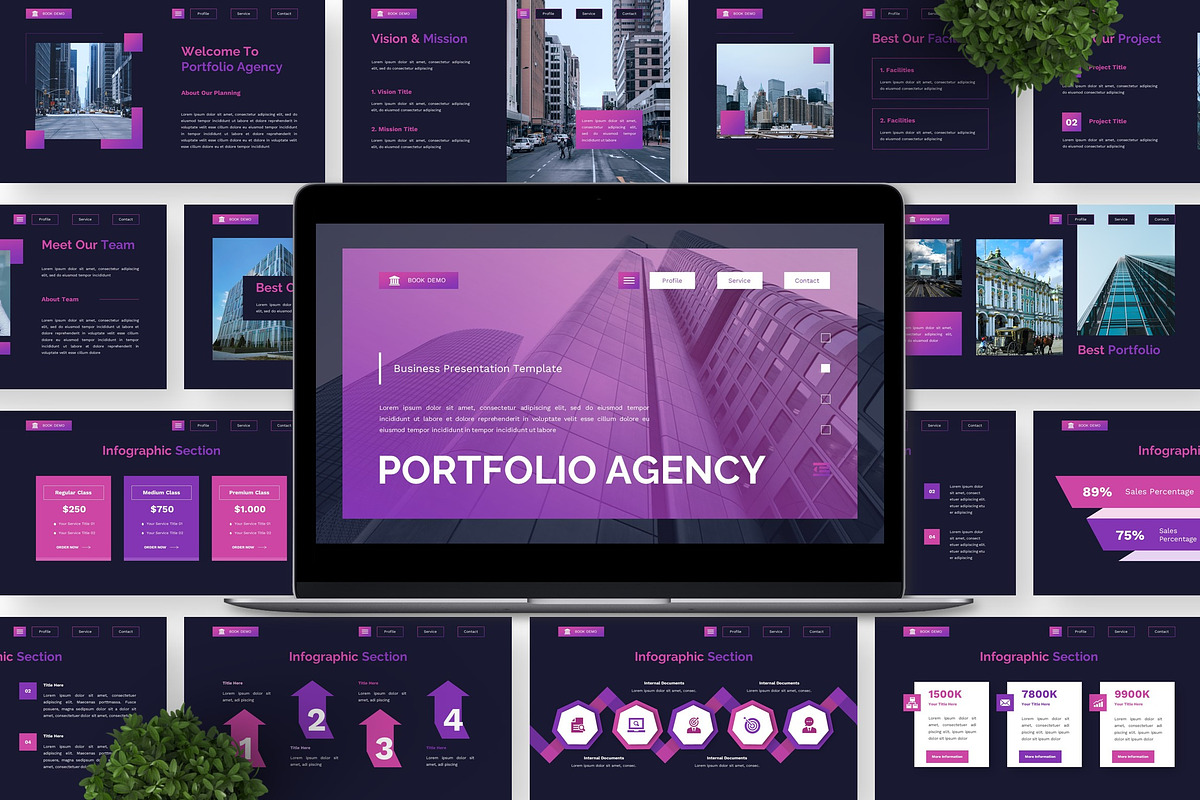 Portfolio Agency - Business Keynote, a Presentation Template by Deepslide Studio (Photo 4 of 6)