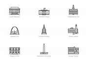 Landmarks of the USA 2 Icon Set, a Duotone Icon by Jozsef Balazs-Hegedus (Thumbnail 3 of 6)