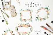 Peaches & Cream Graphic Set, an Illustration by Twigs and Twine (Thumbnail 2 of 10)