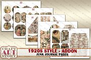 Fashion Junk Journal 1920s style, an Object Illustration by CraftArtStory (Thumbnail 2 of 4)