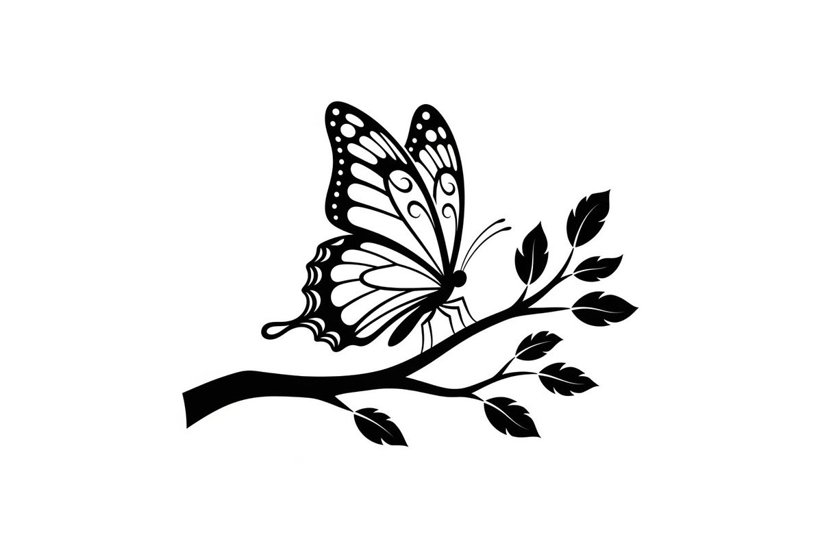 Butterfly Branch SVG Bundle, an Illustration by Creativeshirt (Photo 22 of 31)
