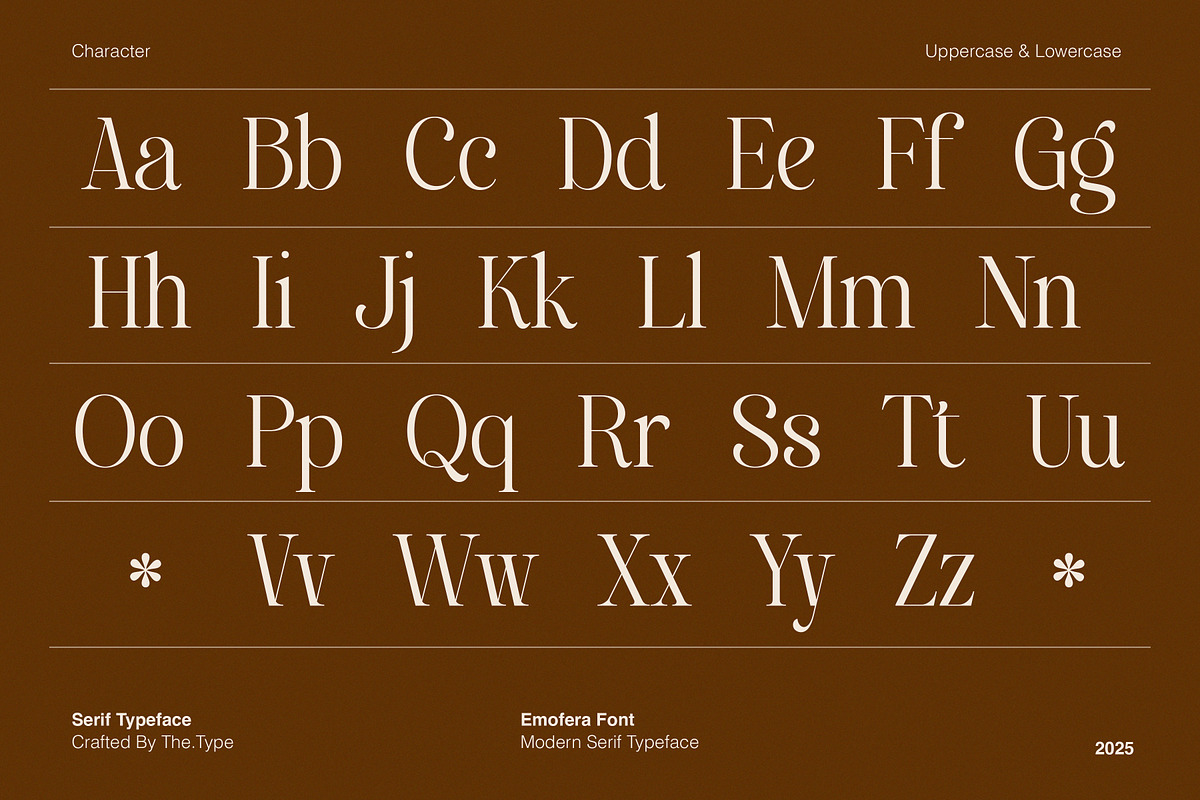 Emofera | Modern Serif Font, a Serif Font by The_Type (Photo 5 of 12)