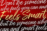 Quartiel Brush Font, a Script Font by trustha (Thumbnail 11 of 11)