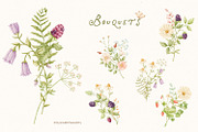 Charming meadow - woodland clipart, a Decorative Illustration by polikarpovaart (Thumbnail 8 of 30)