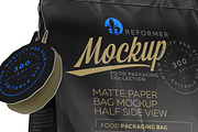 Black Paper Bag With Window Mock-up, a Packaging Mockup by Reformer Mockup (Thumbnail 3 of 7)